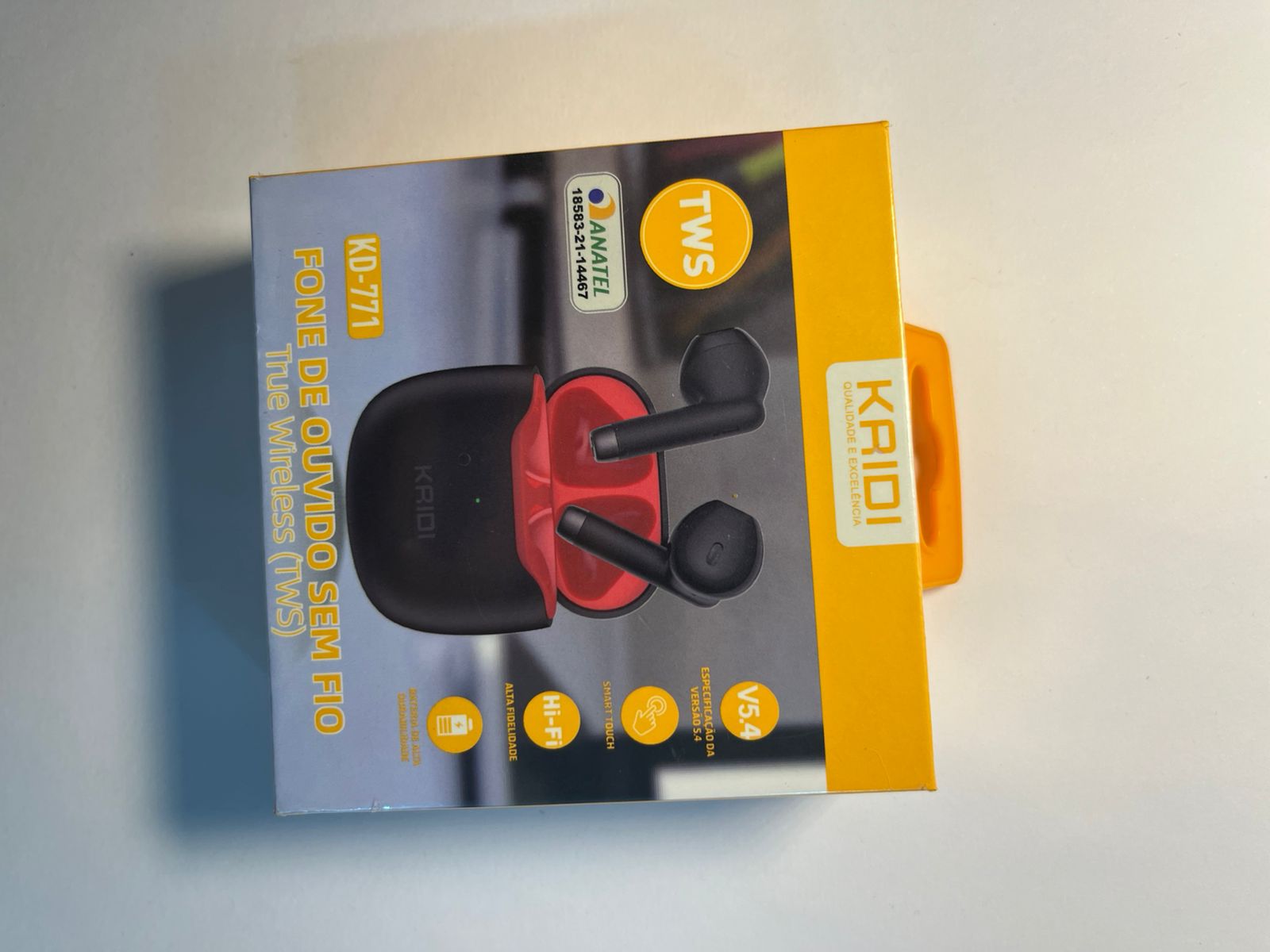 Fone, headset ou acessório de áudio — modelo da embalagem 020