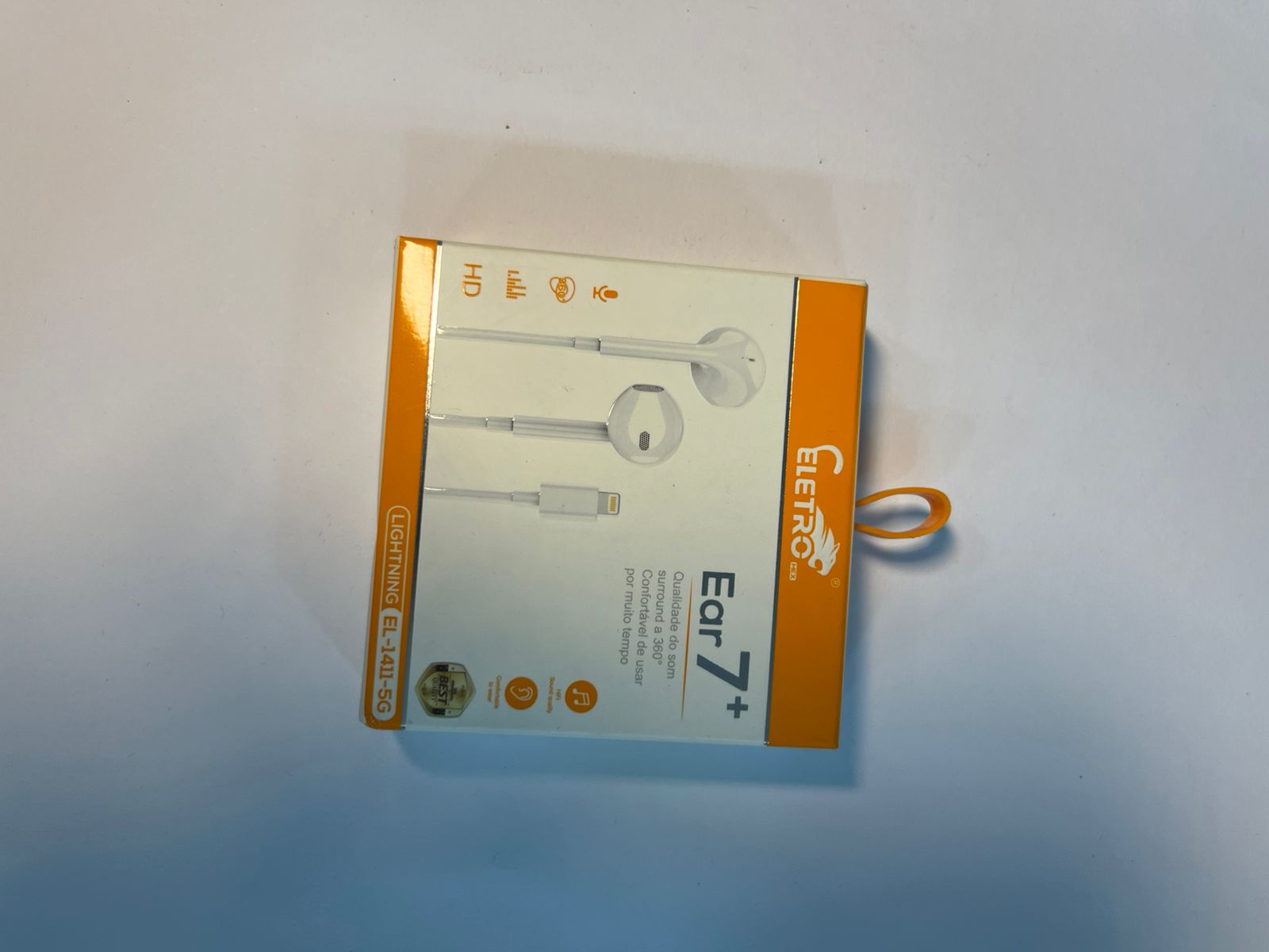 Fone, headset ou acessório de áudio — modelo da embalagem 038