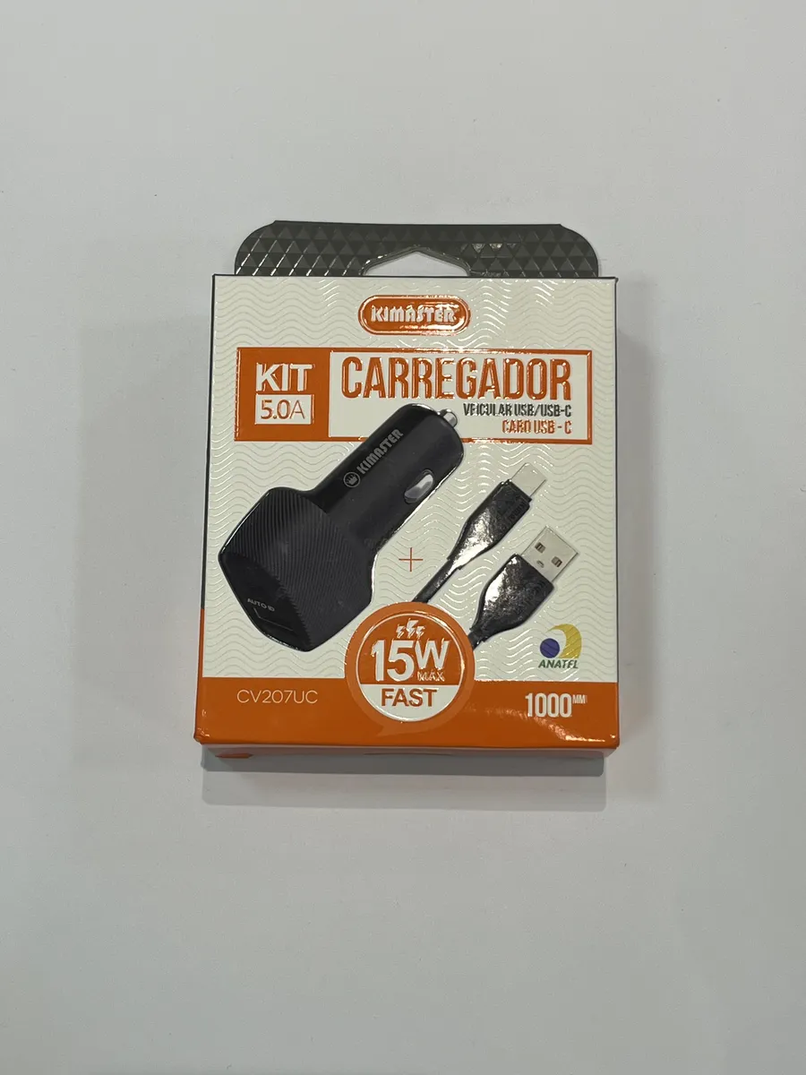 Cabo ou carregador para celular — modelo da embalagem 075