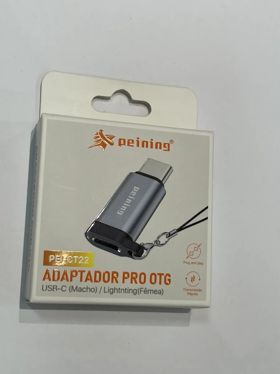Cabo ou carregador para celular — modelo da embalagem 087