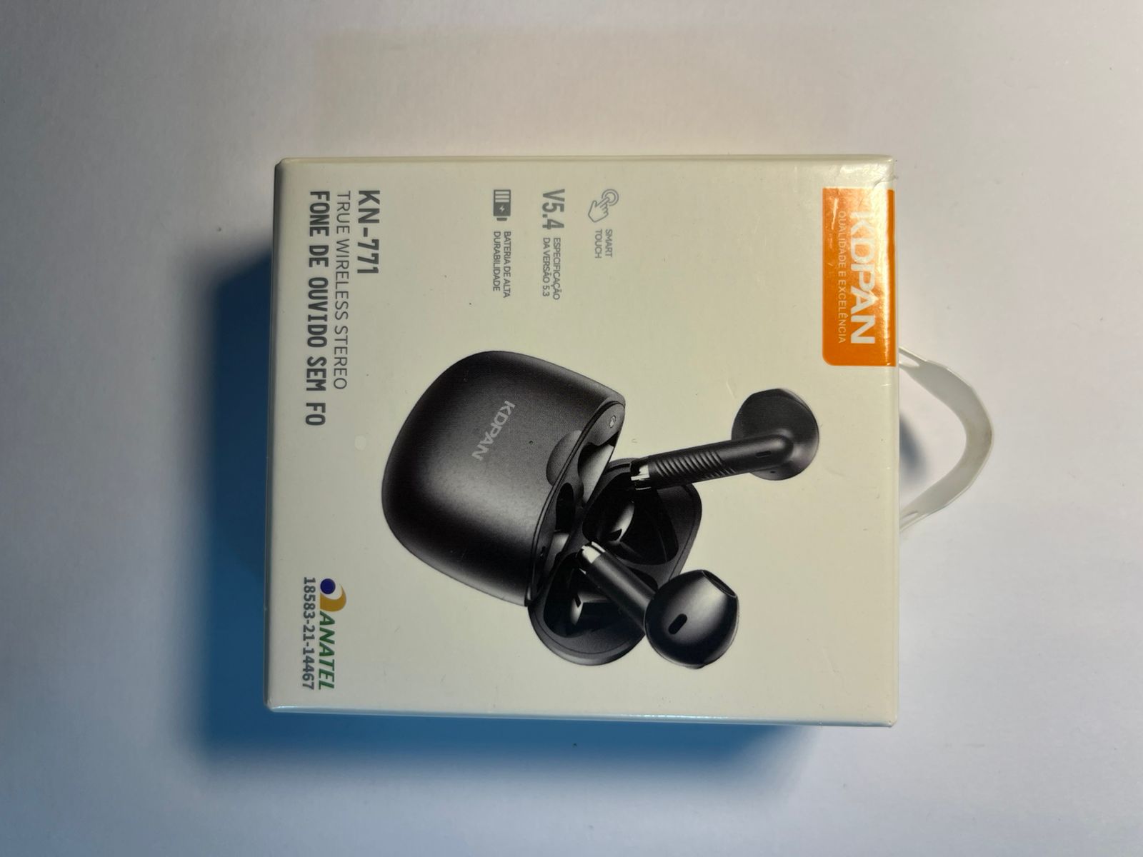 Fone, headset ou acessório de áudio — modelo da embalagem 044
