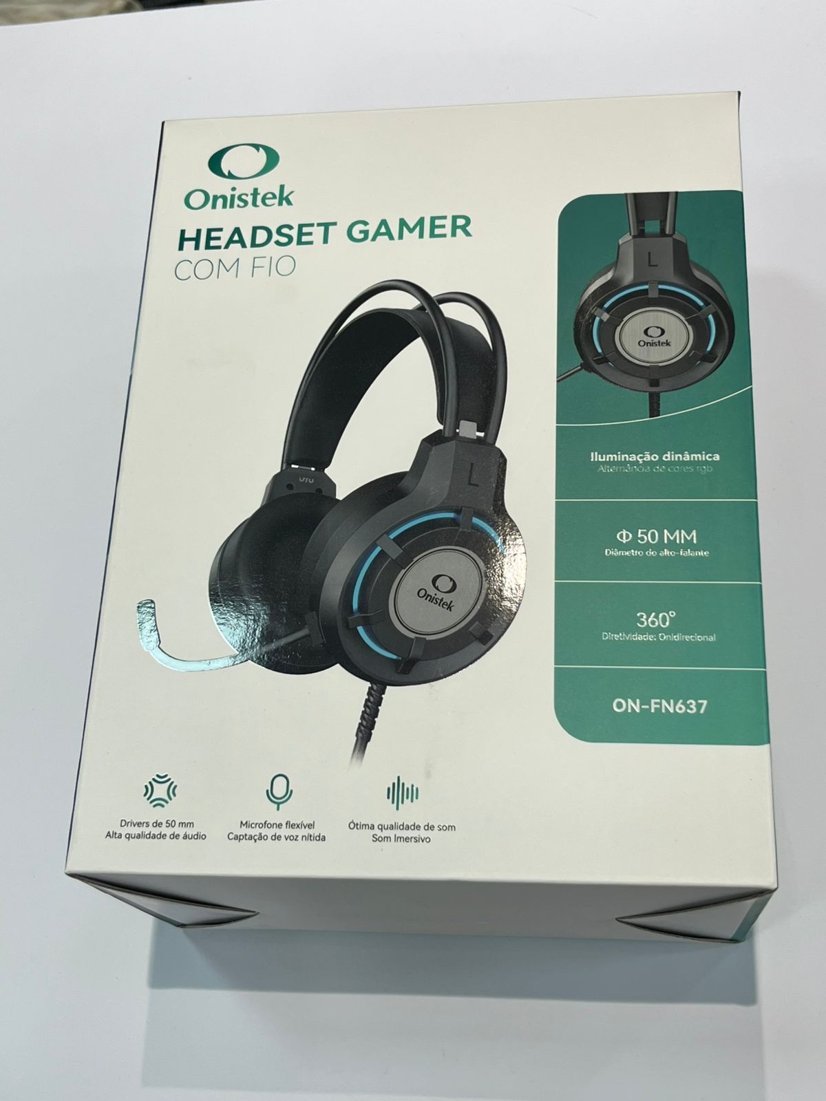 Fone, headset ou acessório de áudio — modelo da embalagem 045