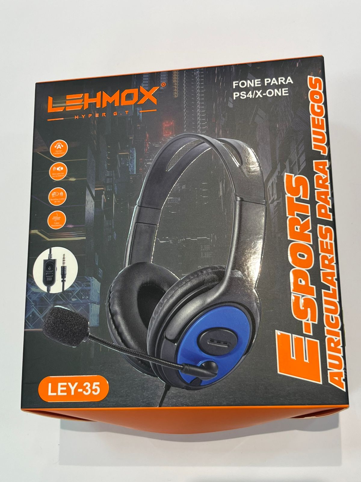 Fone, headset ou acessório de áudio — modelo da embalagem 046